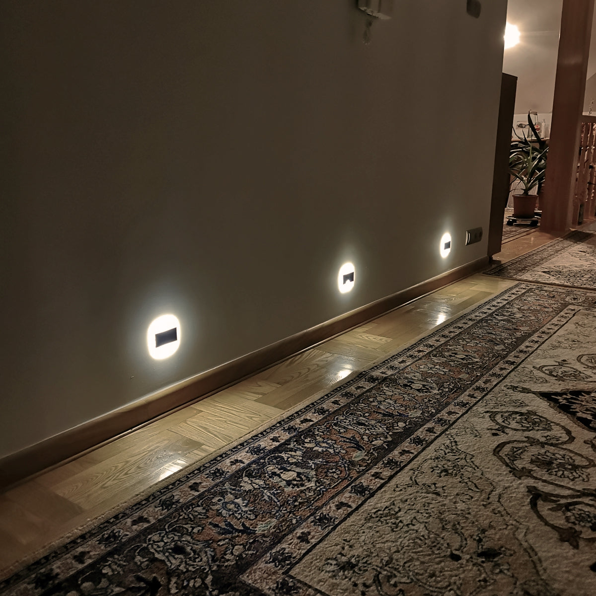Skinder Electric Q31 LED Trapverlichting - Wandverlichting - 230V (Geen Trafo) - 50mm Diepte - Inbouwspot - Keuze uit 3 Lichtkleuren