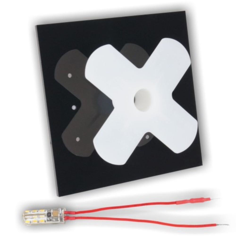 Skinder Electric Q6 LED Trapverlichting - Wandverlichting - 230V (Geen Trafo) - 50mm Diepte - Inbouwspot - Keuze uit 3 Lichtkleuren