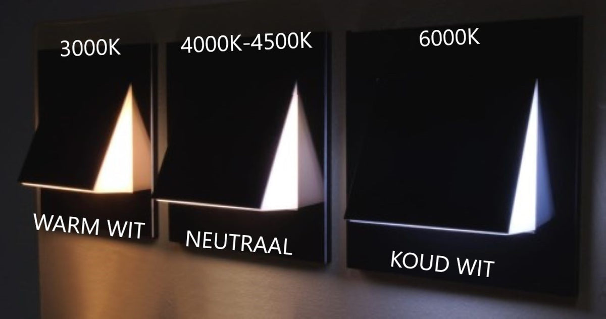 Skinder Electric Q6 LED Trapverlichting - Wandverlichting - 230V (Geen Trafo) - 50mm Diepte - Inbouwspot - Keuze uit 3 Lichtkleuren