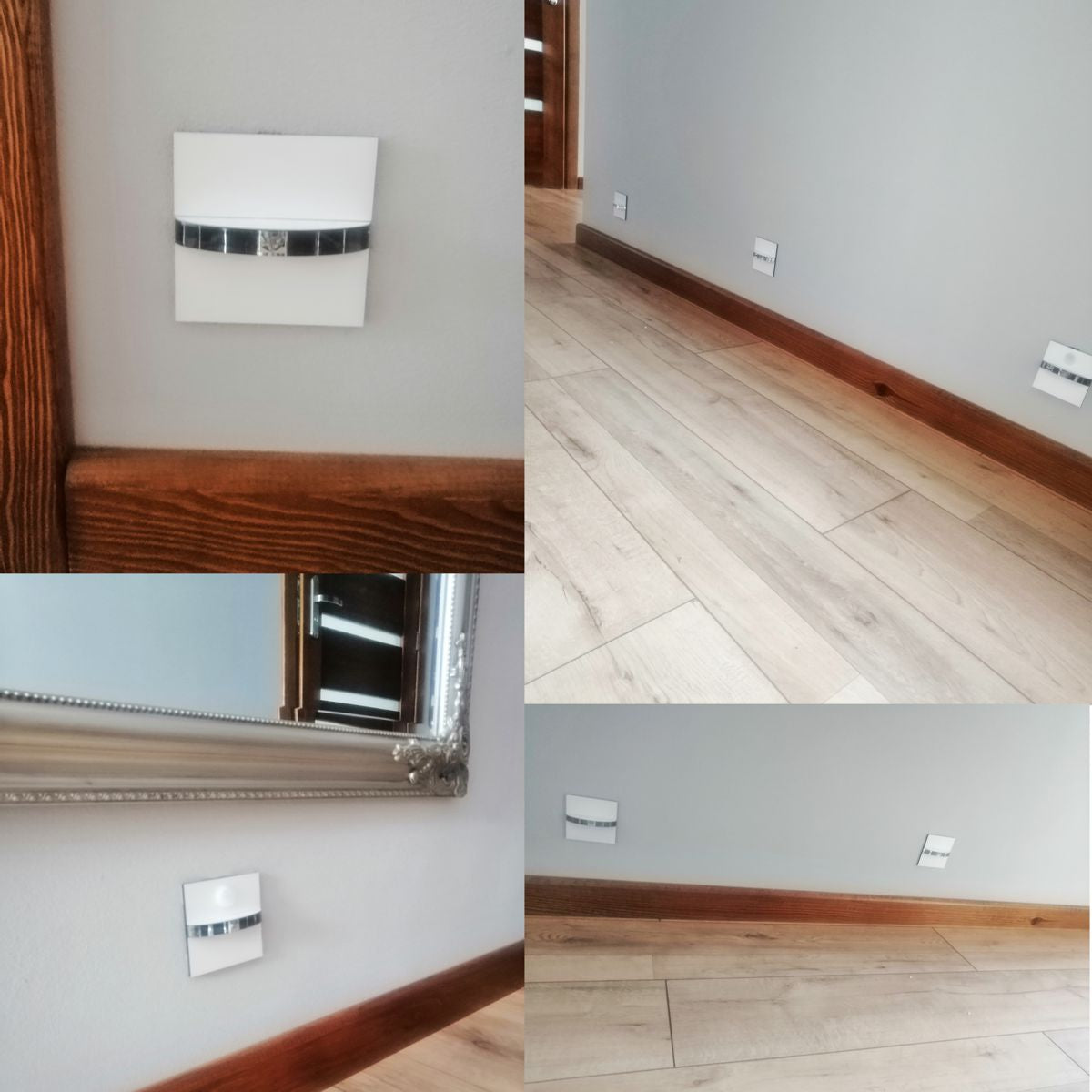 Skinder Electric Q8 LED Trapverlichting - Wandverlichting - 230V (Geen Trafo) - 50mm Diepte - Inbouwspot - Keuze uit 3 Lichtkleuren