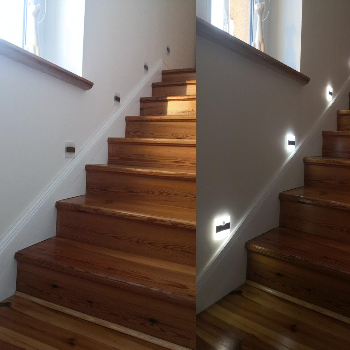 Skinder Electric Q31 LED Trapverlichting - Wandverlichting - 230V (Geen Trafo) - 50mm Diepte - Inbouwspot - Keuze uit 3 Lichtkleuren