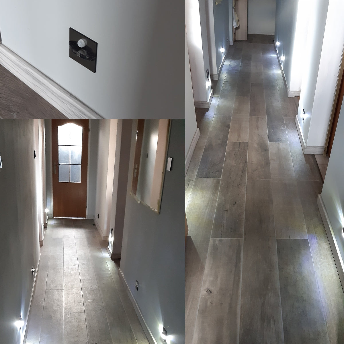 Skinder Electric Q8 LED Trapverlichting - Wandverlichting - 230V (Geen Trafo) - 50mm Diepte - Inbouwspot - Keuze uit 3 Lichtkleuren